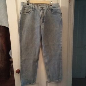 Men's Vintage Riders Jeans Blue Denim Size 38x30 Relaxed Fit 90s Y2K